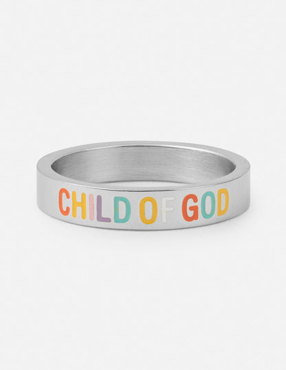 Silver Child of God Ring