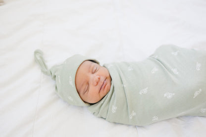 GOTS Certified Organic Cotton Blanket - Freshwater Snail