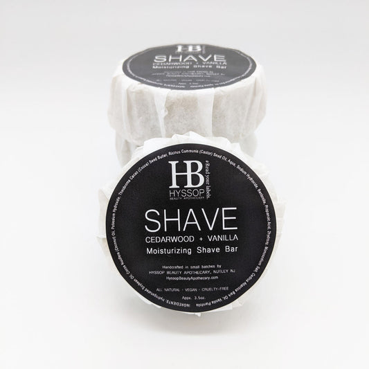 Moisturizing Shave Bar (Cedarwood + Vanilla)