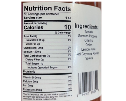 Spicy Salsa 16 oz