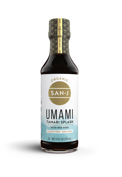 San-J Tamari Splash Umami, Authentic Japanese Soy Sauce, Superior Taste, 10 oz (Pack of 6)