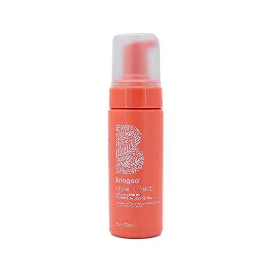 Briogeo  Style + Treat Yuzu + Plum Oil Full Miracle Styling Foam 5oz - Small Amount Missing