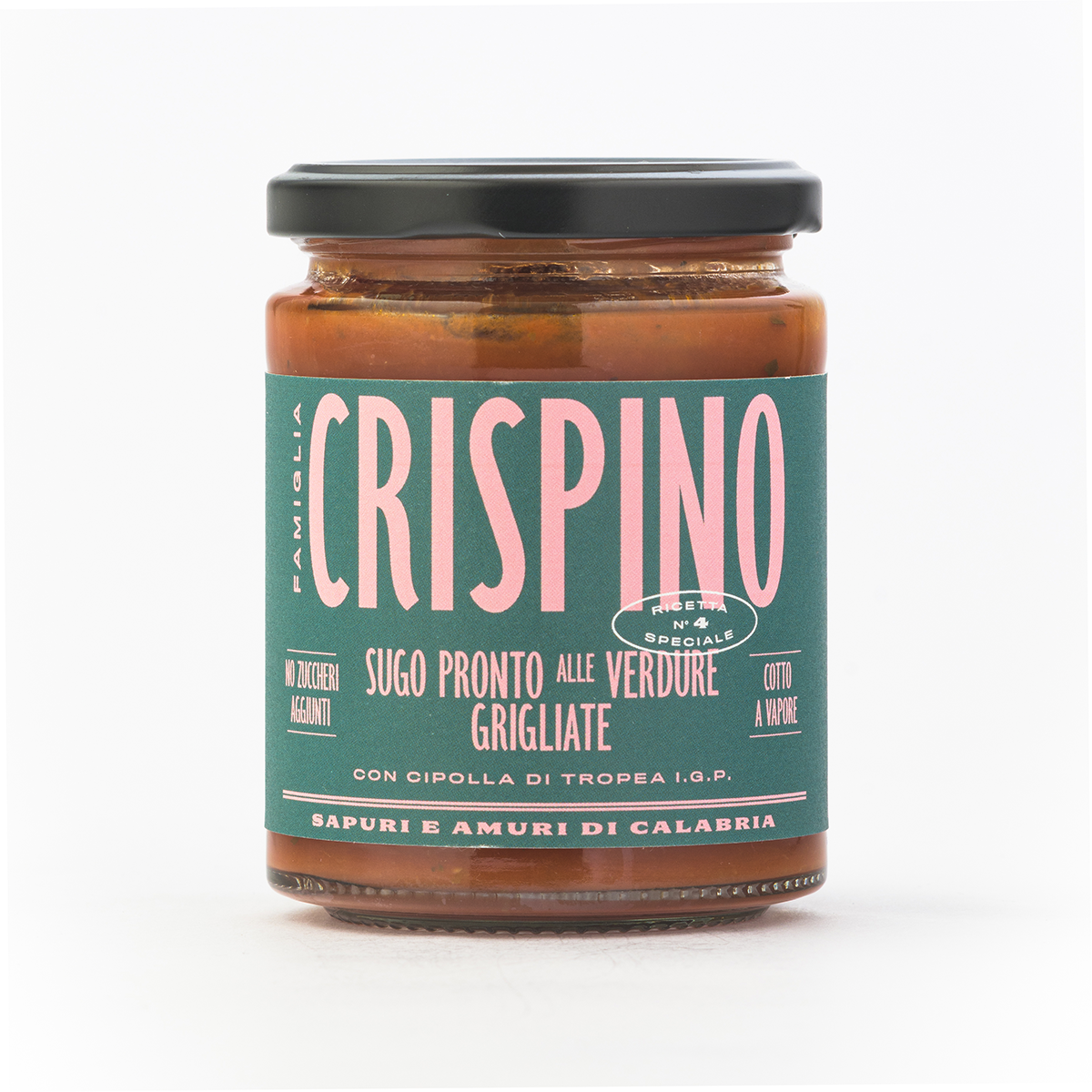 Famiglia Crispino Grilled Vegetable Pasta Sauce — Roasted Italian Veggie Sugo