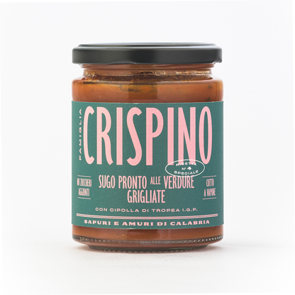 Famiglia Crispino Grilled Vegetable Pasta Sauce — Roasted Italian Veggie Sugo