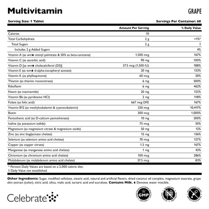Bariatric Multivitamin Chewable, Iron Free