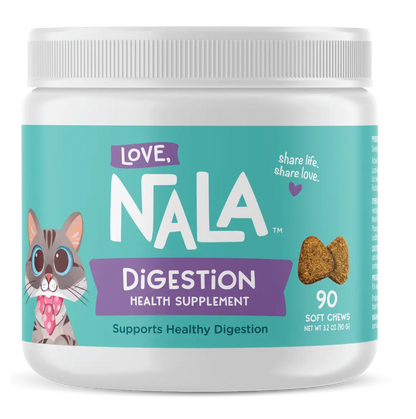 Cat Digestion Health Supplement, 3.2-oz, 90 Soft Chews
