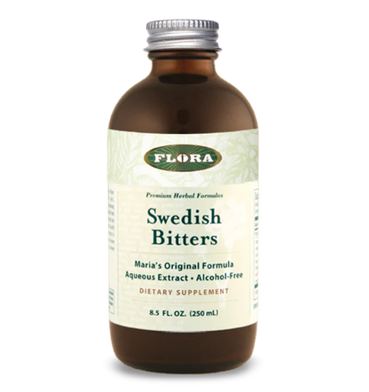 Flora Swedish Bitters - Non-Alcoholic Digestive Tonic - 8.5 Oz