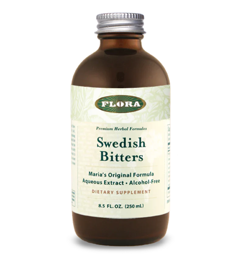 Flora Swedish Bitters - Non-Alcoholic Digestive Tonic - 8.5 Oz