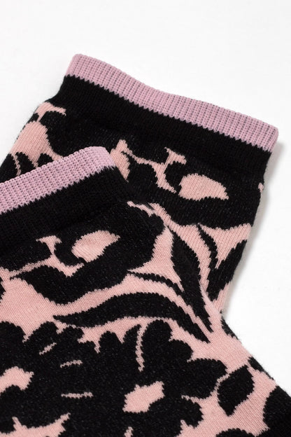 Cotton Socks Conte Classic 441 - Floral Pattern