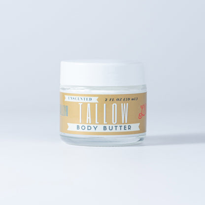Unscented Tallow Body Butter