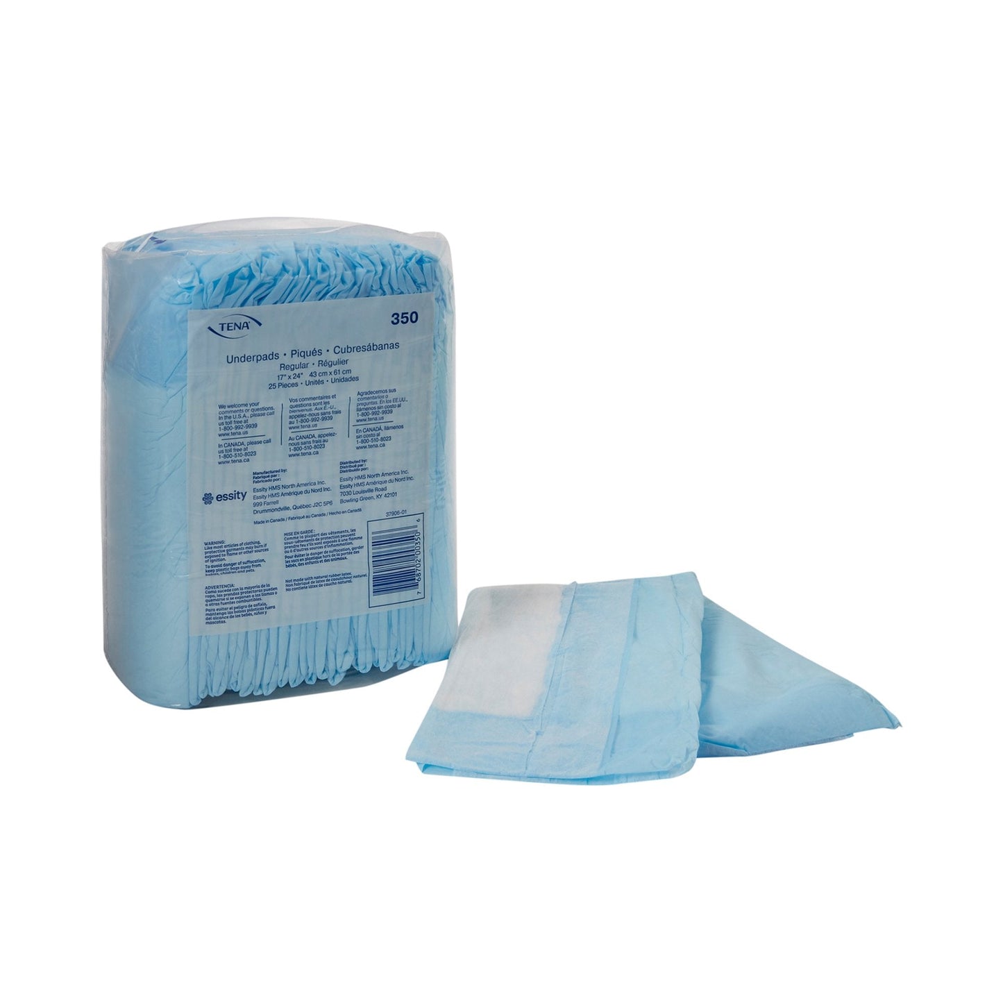 TENA Regular Underpads, Light Absorbency