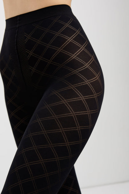 Fantasy Tights Conte Travel - Geometric Pattern
