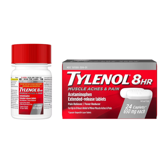 Tylenol 8HR Arthritis Pain 650 mg (24 caplets)