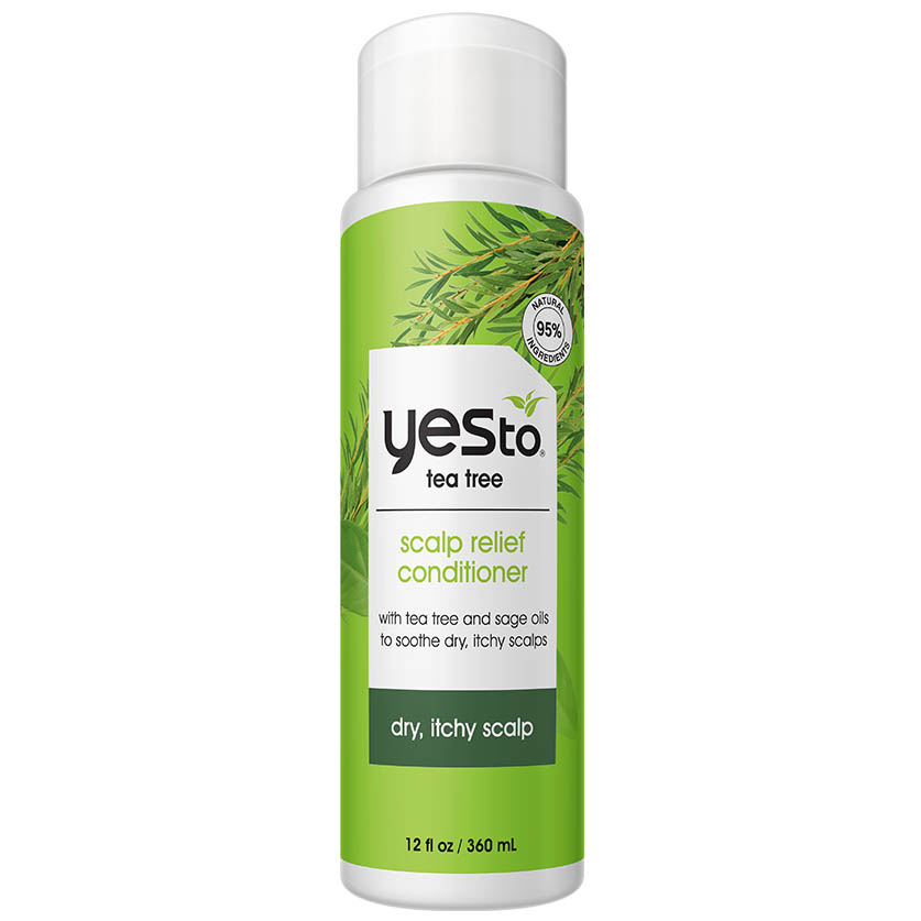 tea tree scalp relief conditioner with tea tree and sage oils to soothe dry, itchy scalps