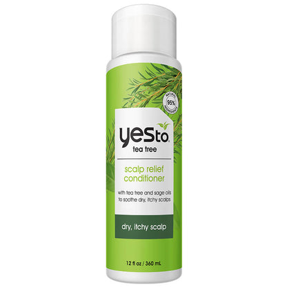 tea tree scalp relief conditioner with tea tree and sage oils to soothe dry, itchy scalps