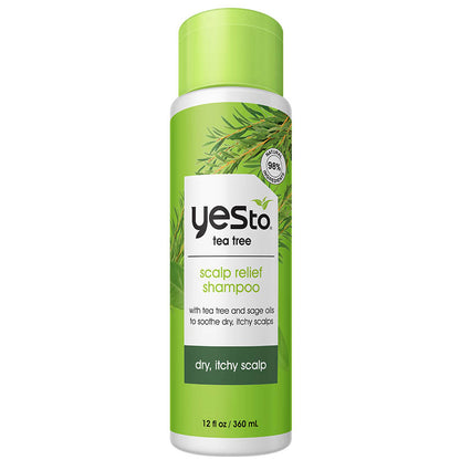 tea tree scalp relief shampoo with tea tree and sage oils to soothe dry, itchy scalps