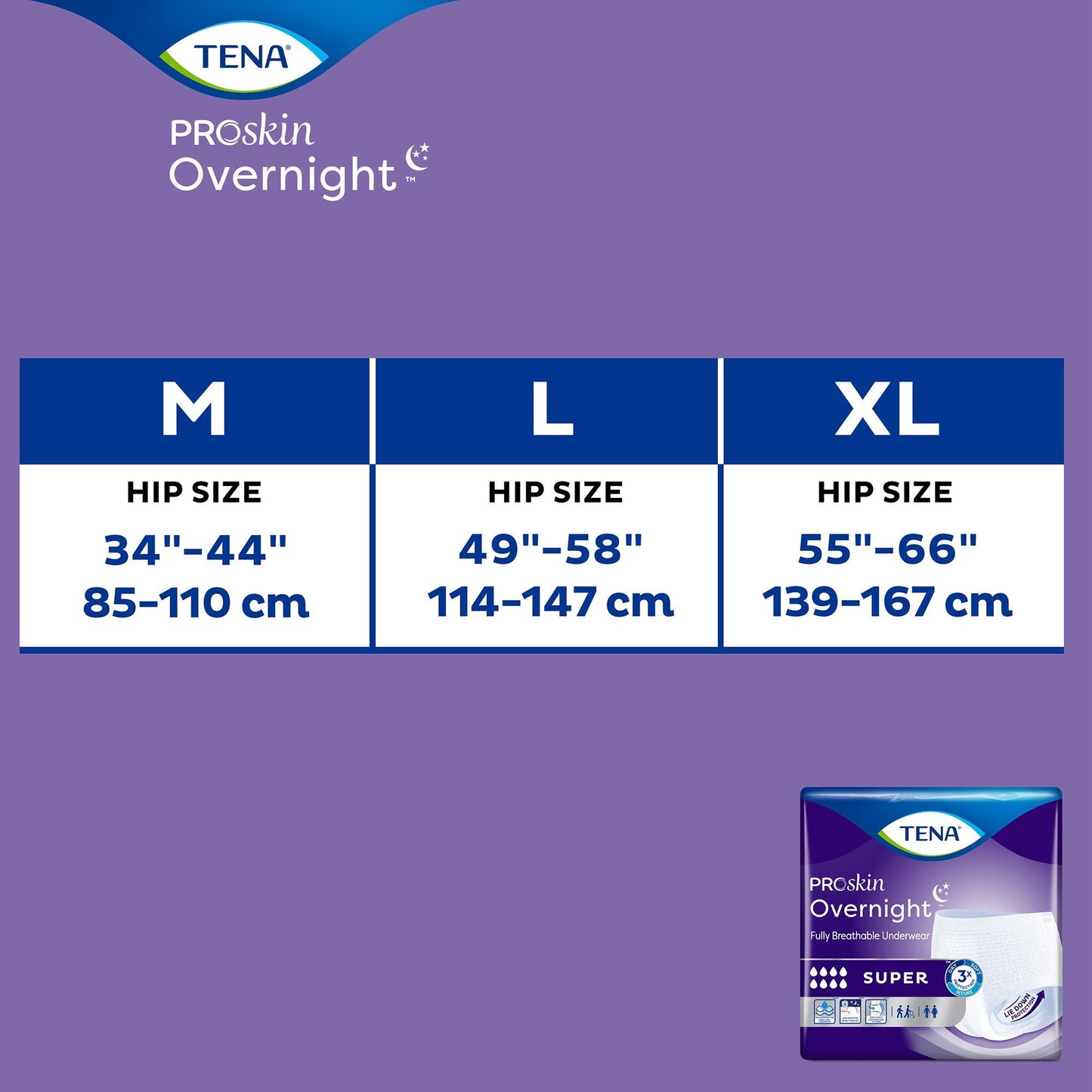 TENA ProSkin Overnight Super Protective Underwear