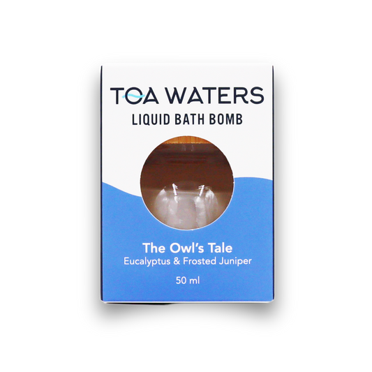 The Owl's Tale Liquid Bath Bomb - Eucalyptus, Vanilla, and Frosted Juniper