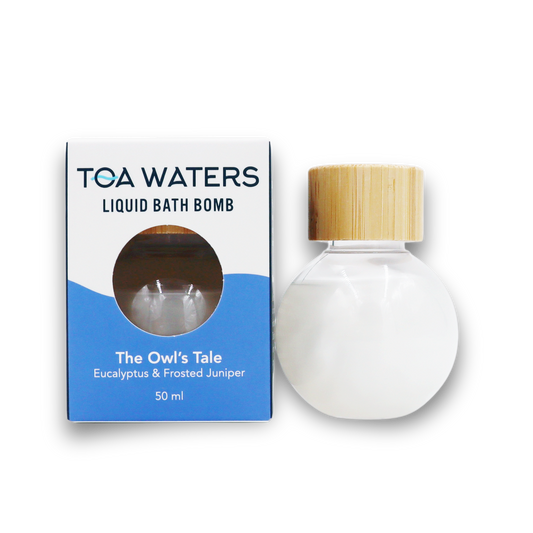 The Owl's Tale Liquid Bath Bomb - Eucalyptus, Vanilla, and Frosted Juniper
