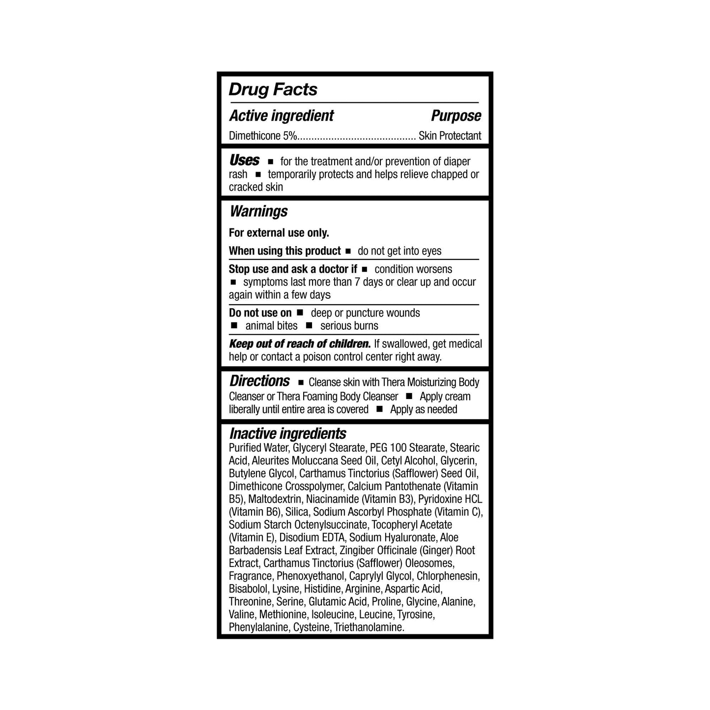 Thera Dimethicone Body Shield Skin Protectant, Scented