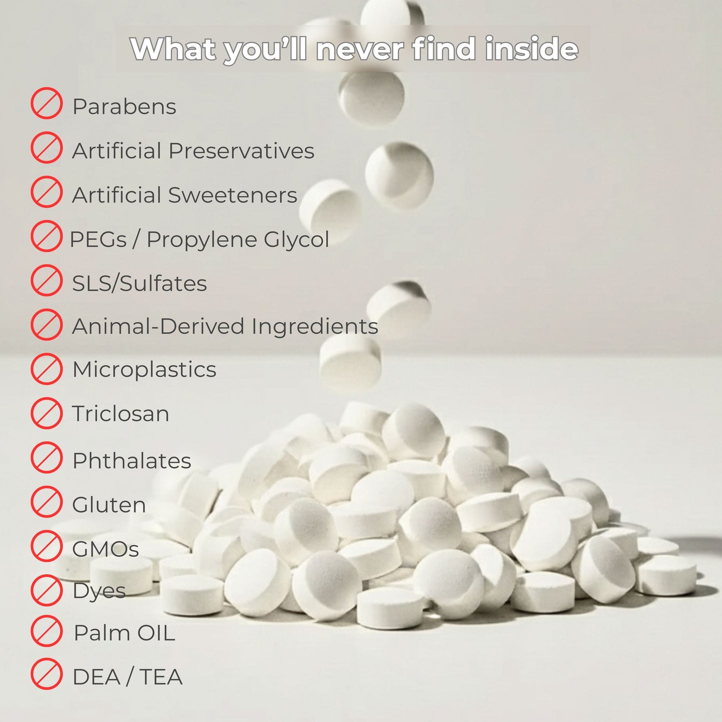 4 Month Supply Of Toothpaste Tablets