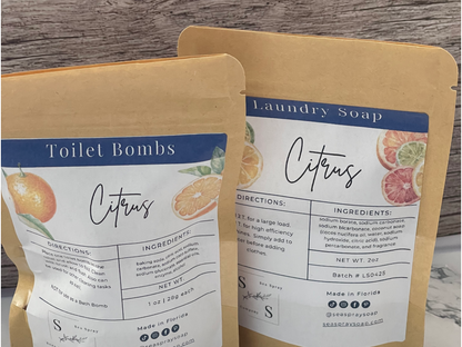 Zero Waste Essentials Starter Bundle - Complete Home Cleaning Kit