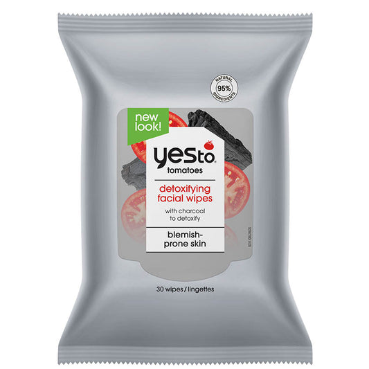 tomatoes clear skin detoxifying charcoal facial wipes – 30ct