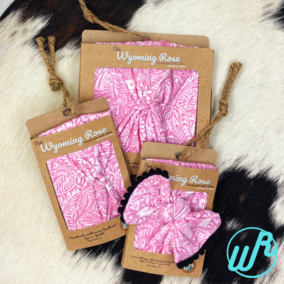 Pink Tooled Leather/I Should Have Been A Cowboy Headband