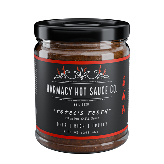 Totec's Teeth - Extra Hot Pasilla & Plum (9oz)