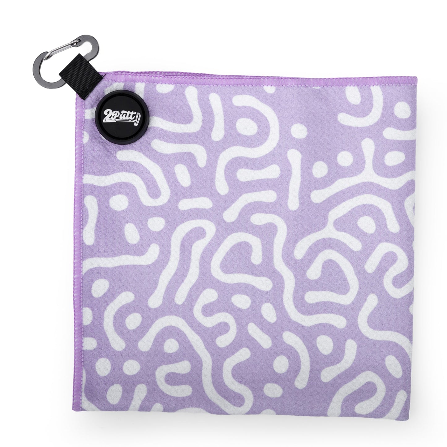 Wrong Fairway Lavender Magnet Golf Towel