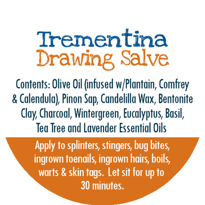 Trementina Pinon Sap Drawing Salve