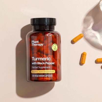 Turmeric with Black Pepper Herbal Supplement - 120 Capsules