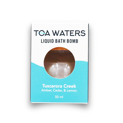 Tuscarora Creek Liquid Bath Bomb - Amber, Cedar, and Lemon