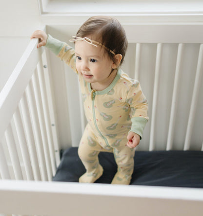 GOTS Certified Organic Cotton Zippy Footed - Ukulele