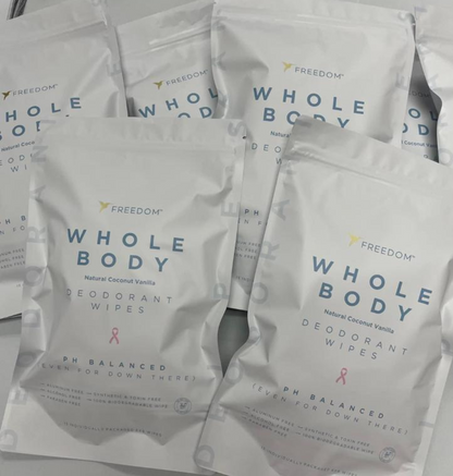 Whole Body Deodorant Wipes