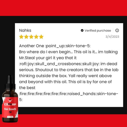 Hair Growth Oil for Scalp, Waves & Coarse Hair