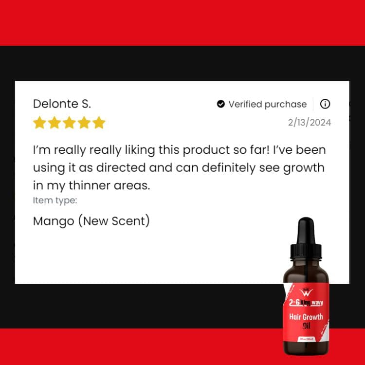 Hair Growth Oil for Scalp, Waves & Coarse Hair