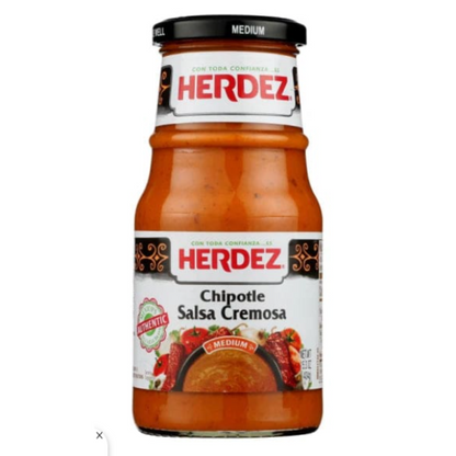 Herdez Salsa Chipotle Creamy - 15.3 Oz Jar (Case of 6)