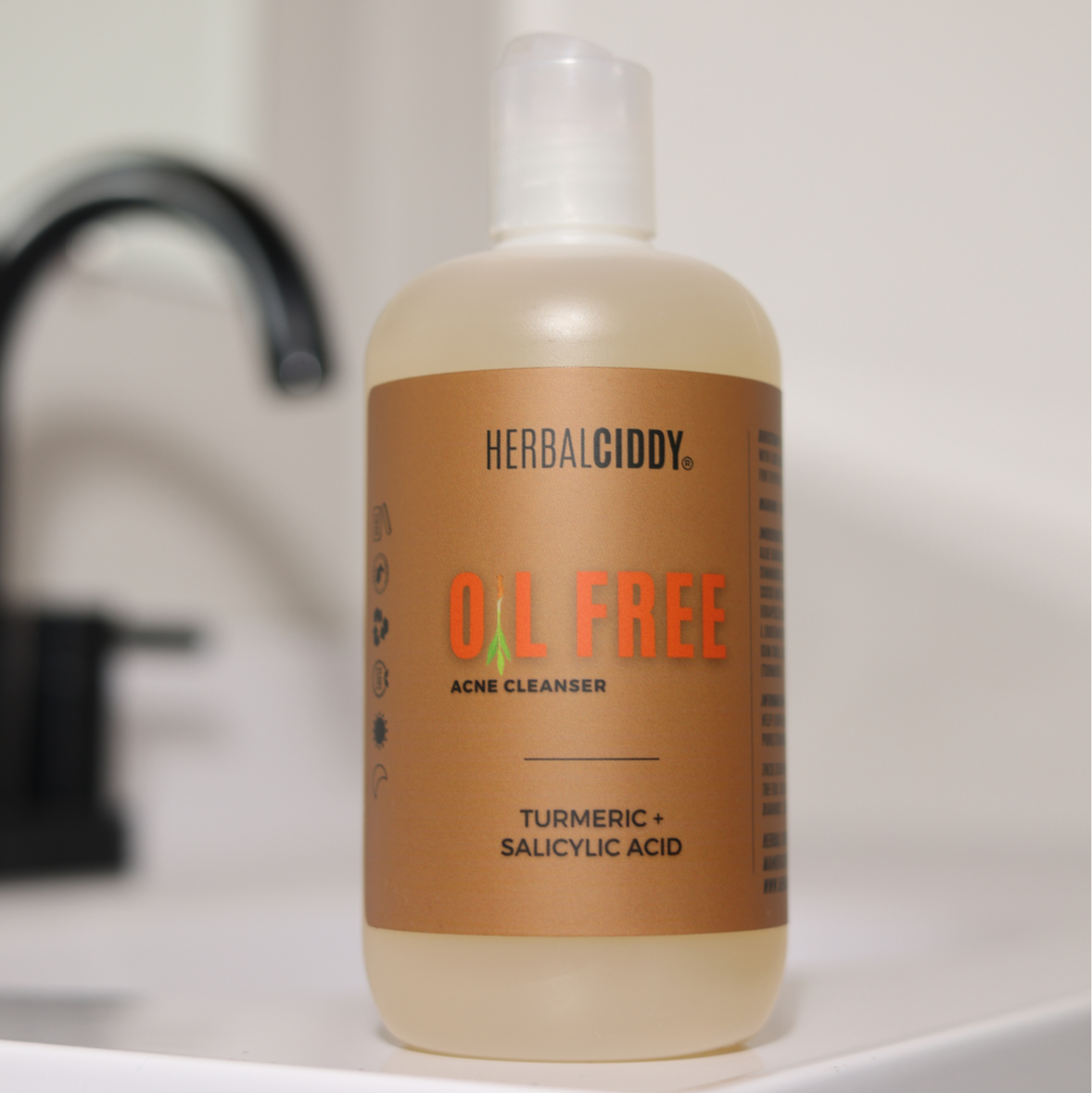 OIL FREE ACNE CLEANSER (TURMERIC + SALICYLIC ACID)