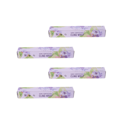 Home Compostable Cling Wrap. Keeps Food Fresh & Safe.