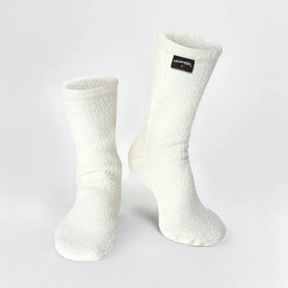 Polar Feet Supersoft Fleece Socks - Cream