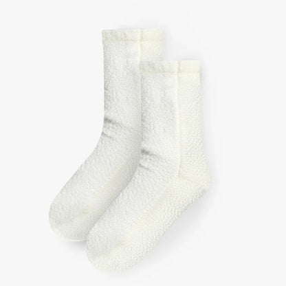 Polar Feet Supersoft Fleece Socks - Cream