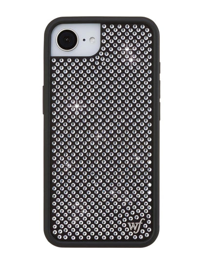 Rhinestone iPhone Case | White