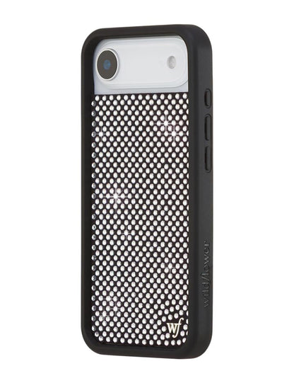 Rhinestone iPhone Case | White