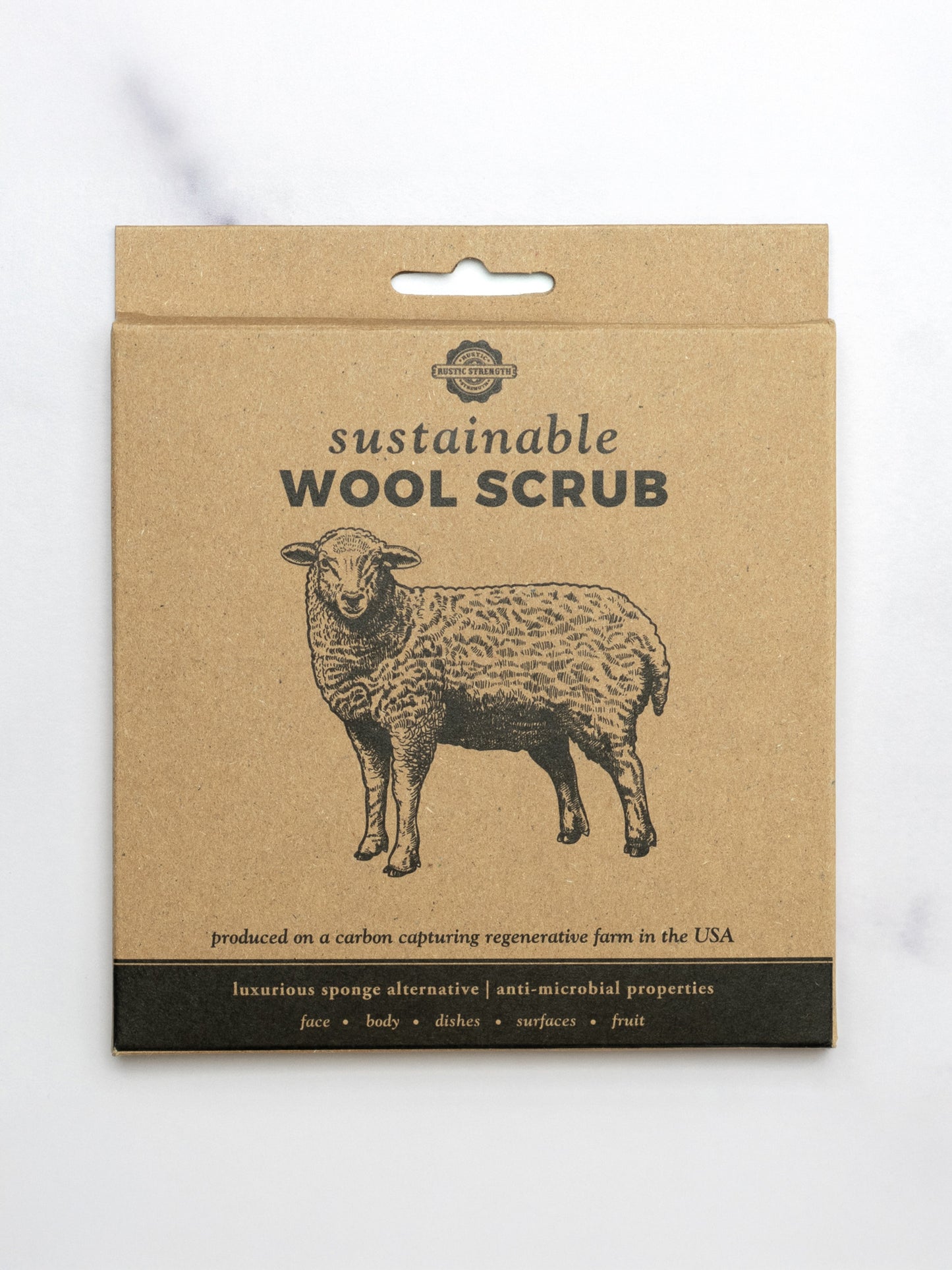 Sustainable Wool Scrub