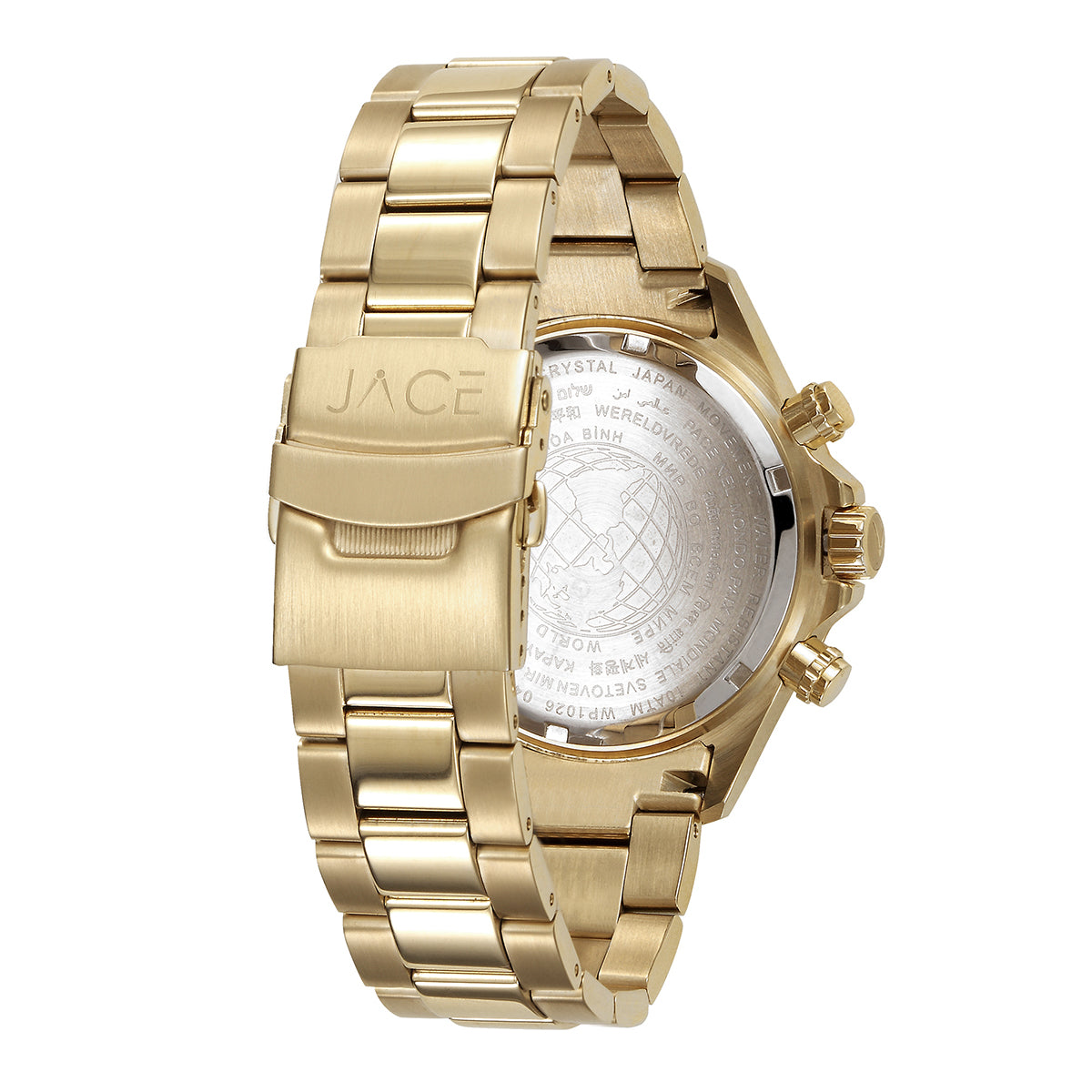 "KILIMANJARO" MEN`S CHRONOGRAPH METAL BAND WATCH