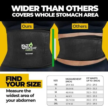 TECNOMED  Waist Trimmer EZ Sweat MAX