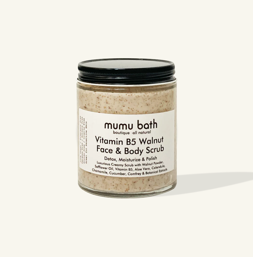 Vitamin B5 Walnut Face and Body Scrub