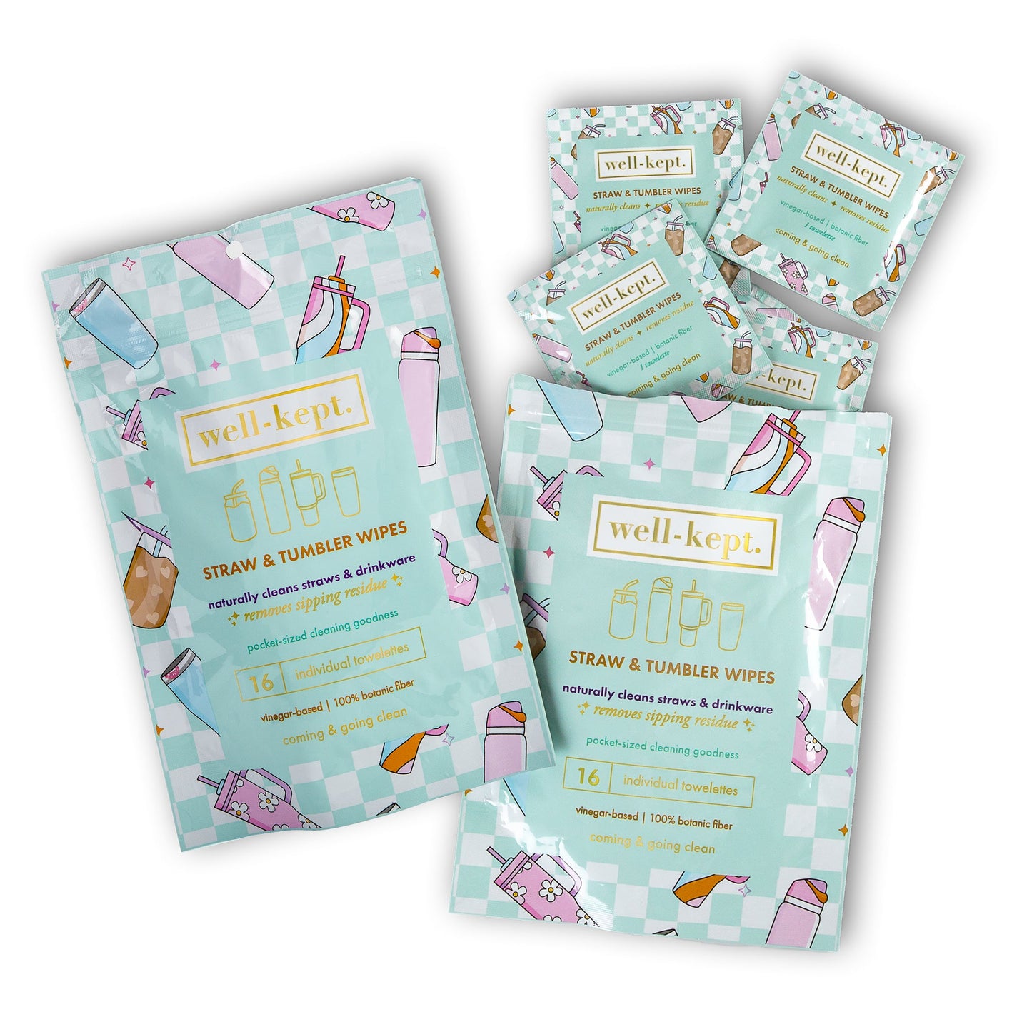 Straw + Tumbler Wipes