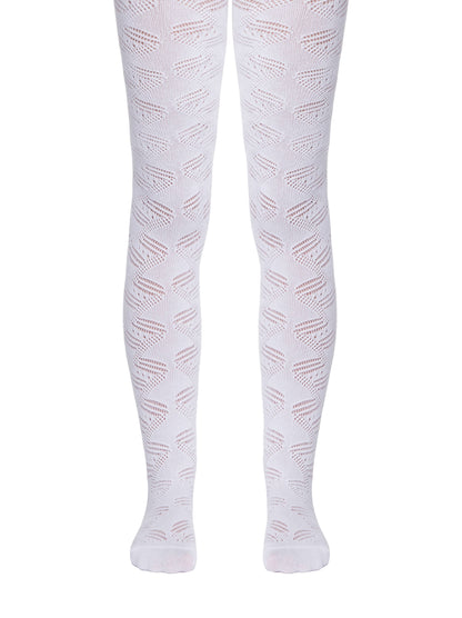 #7С-80СП(272) - Miss Conte-Kids Openwork Cotton Tights For Girls 6yr.-8yr.